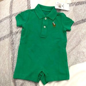 Ralph Lauren Big Pony Cotton Mesh Polo Shortall